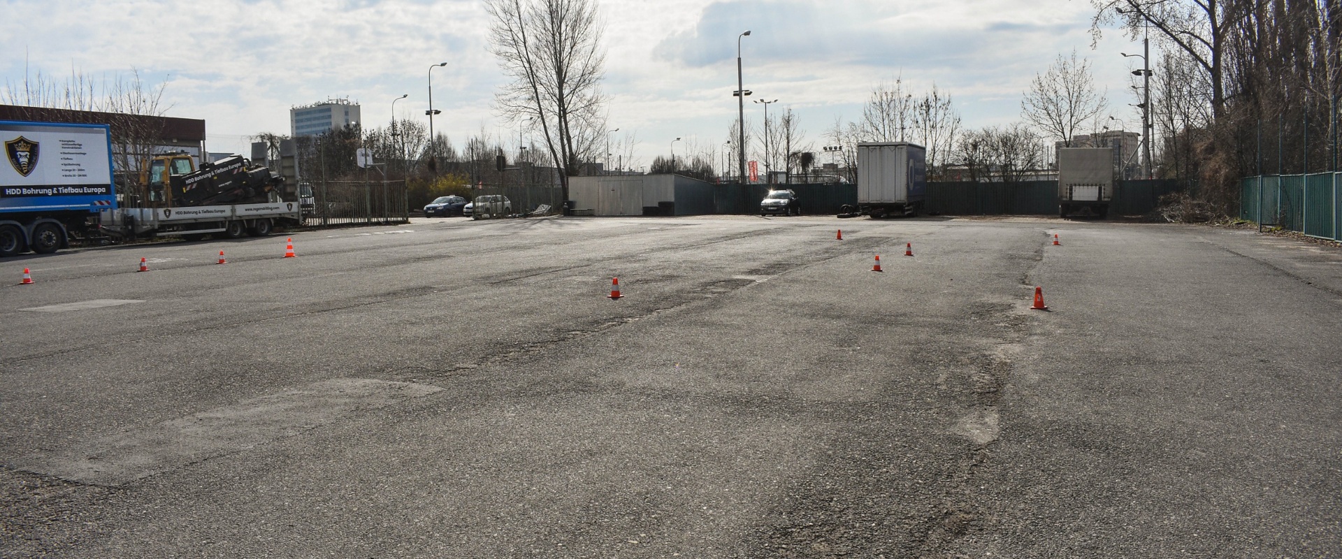 Plocha cvičiště autoškoly Ostrava